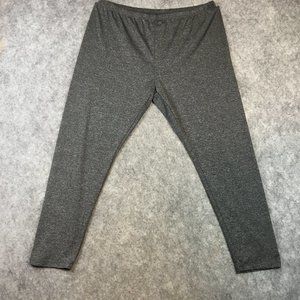 SHEIN Curve Leggings 3X High Rise Skinny Yoga Athleisure Solid Gray Comfort